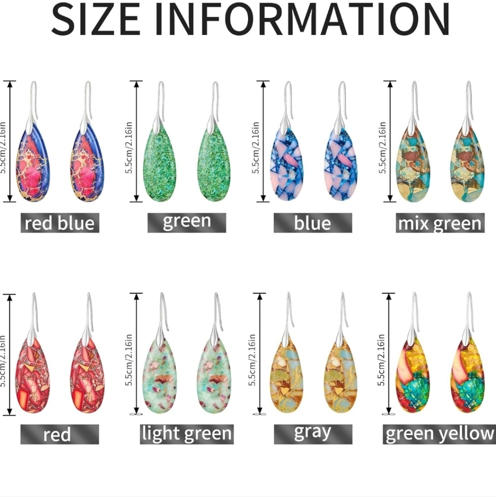 Elegant Floral Drop Earrings - Picture 3 of 8